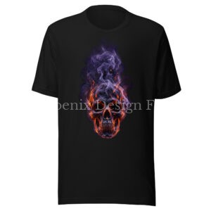 T-shirt Phoenix Design France — CRANE — "Braise d'Enfer"